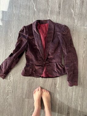 Mg vintage Women’s Velvet Burgundy Jacket